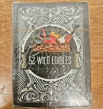 52 Wild Edibles Playing Cards New Sealed Survival Foraging Guide Flash Cards