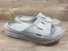 Hoka One One Ora Recovery Slide Shoes Gray Comfort Sandals Cushion Mens Size 14M