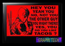 DO YOU LIKE TACOS? DEADPOOL STICKER DECAL CALCOMANIA PEGATINA CALCA PEGOTE