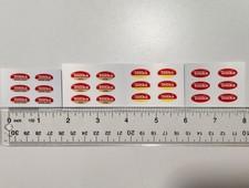 Tiny Tonka Truck Oval Logo Stickers Years 1968-1977 For Tiny Tonka