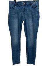 Old Navy Super Skinny Mid Rise Jeans Size 16 Blue Zip Fly Medium Wash
