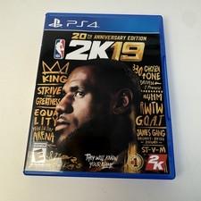 NBA 2K19 20th Anniversary Edition - PS4 PlayStation LeBron James Cover 2K Tested