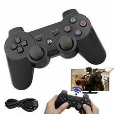 2x Black Wireless Bluetooth Video Game Controller Pad For Sony PS3 Playstation 3