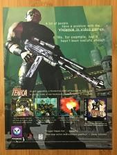 Codename: Tenka PS1 Playstation 1 1997 Vintage Poster Ad Art Print Official Rare