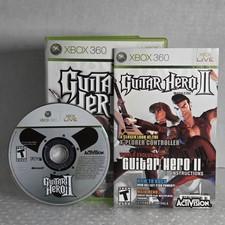 Guitar Hero II 2 Xbox 360 Microsoft Complete In Box CIB Tested Activision Red Oc