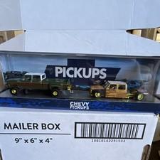 M2 Machines CHASE Chevy Pickups 1:64 Cheyenne Super 30 1973 Silverado 30 1975 