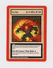 FIRE GOD 2023 Ward TCG 1st Edition Legacy Set #52/150 Mythic Rarity Out of Print