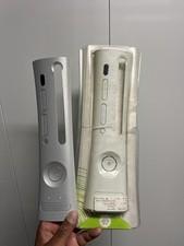 Lot Of 2 Official Microsoft Xbox 360 Faceplate White & Silver