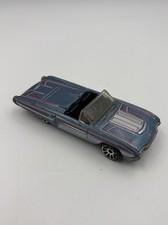 1996 Hot Wheels 1963 Ford Thunderbird T-Bird Convertible Blue/Gray -Hard to Find