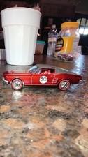Hot Wheels 1/64 1967 Ford Mustang Red/Silver 50th Anniversary LE Diecast Car