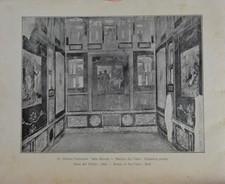 Antique Ancient Rome Roman Pompeii House of Vettii Wall Art Print 1910