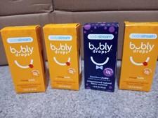 4-PACK! 4 Sodastream Bubly 3 MANGO 1 BLACKBERRY  Drops Natural 1.36 oz ea - NEW!