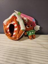 Bark Box Home Treat Home Gingerbread Man & House Small Dog Christmas Toy