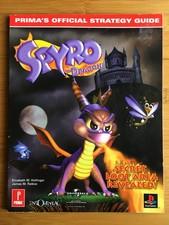 Spyro the Dragon Prima's Official Strategy Guide PS1 1998 PlayStation 1 Great