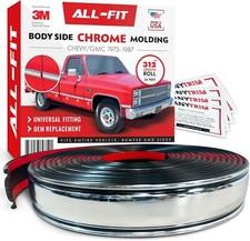 ALL-FIT Replacement Side Molding Trim Square Body Style 1973-87 Chevy/GMC Truck