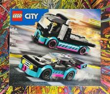 LEGO CITY 60406 Race Car And Car Carrier Truck 328pcs 100% Complete Disassembled