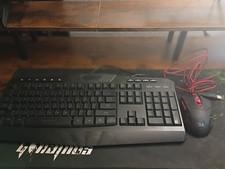 Redragon Gaming Keyboard and Mouse Wired USB Bundle, Black Red QWERTY