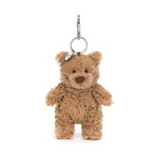 NWT Jellycat BARTHOLOMEW BEAR BAG CHARM Soft Plush Toy FREE DUST BAG FAST SHIP!