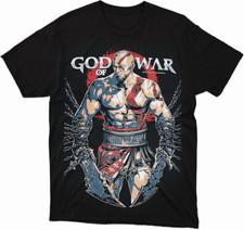 God of War Tee Vintage PS Game Fans Shirt S-5XL