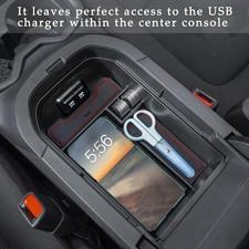 Center Console Armrest Organizer Storage Box For Toyota RAV4 2019-25 Accessories