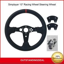 Simplayer 13" Racing Wheel Steering Wheel Replacement for Thrustmaster T300RS GT