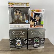 Funko Lot Of 4 Harry Potter Mickey Maleficent Goku