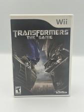 Transformers: The Game (Nintendo Wii 2007) CIB Complete Tested Refurbished