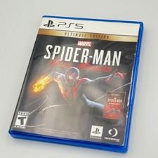 Marvel Spider-Man Miles Morales Ultimate Edition PS5 w/ Case Clean Disc