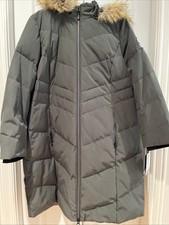 ☃️Arctic Expedition Wm XL Hvy Down Parka Fauxfur CANADA🇨🇦MADE A369052 NWT Read