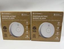 Smoke Alarm Detector Sensor Siterwell Photoelectric 2 Pack Free Shipping New