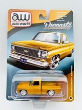 Auto World - 1973 Chevy Cheyenne C10 Fleetside - Gold - Diecastz Exclusive