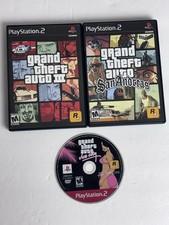 PS2 Lot of 3 Games Grand Theft Auto Vice City San Andreas III PLAYSTATION 2