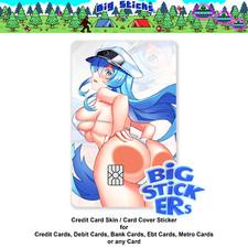 Hentai Waifu Anime Ladies Credit Card Skin Cover Decal Sticker