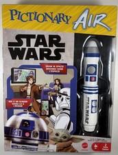 STAR WARS Pictionary Air edition R2-D2 Light Pen DISNEY Family Game