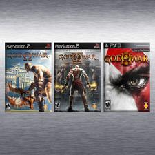God of War 1, 2, 3 Video Game Box Art High Quality Magnet / Set