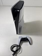 Sony PlayStation 5 Slim Disc PS5 1TB White Console Gaming System CFI-2015