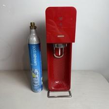 SodaStream Source Soda Maker SOU-001 Red Partial CO2 Cartridge Works
