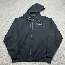 God of War Hoodie Mens 2XL Black Full Zip Jacket Flaw