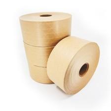 4 Pack Reinforced Water Activated Kraft Carton Sealing Gummed Tape 2.75"x450 ft