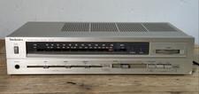Technics SA-110 Stereo Receiver AM/FM Tuner Vintage 1980s Silver 120V Works Used
