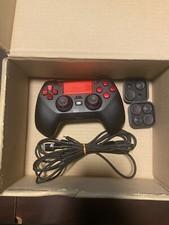 Black and Red custom ps4 controller hex gaming back buttons with extra joysticks