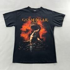 Vintage 2005 God of War T Shirt Men Medium Black Kratos Sony Playstation Alstyle