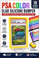 PSA Graded Card Slab Silicone Shockproof Pokémon Guard Protector Case Sleeve
