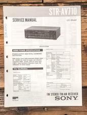 Sony STR-AV710 Receiver Service Manual *Original*