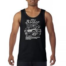 Ford Bronco Country Tough Free Wheeling 1978 Tank Top Vintage Truck Men's Top