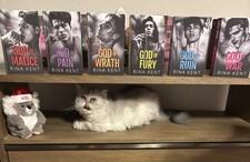 New Rare 6 Legacy of Gods HARDCOVER Model  SIGNED Rina Kent Books Set Collection