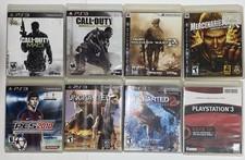 Sony PlayStation 3 PS3 Bundle Lot of 8 Games Call Of Duty, Uncharted & More