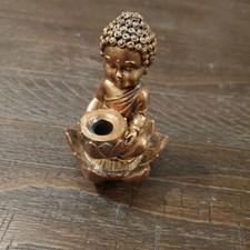 Buddha Back Flow Incense Cone Burner Meditation Relax Yoga