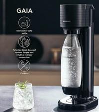Soda Stream Gaia Sparkling Water Maker Black New (BB: 8/19/2025)
