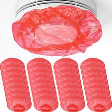 Woanger 80 Pieces Smoke Detector Fire Alarm Dust Cover Plastic Fire Alarm Thicke